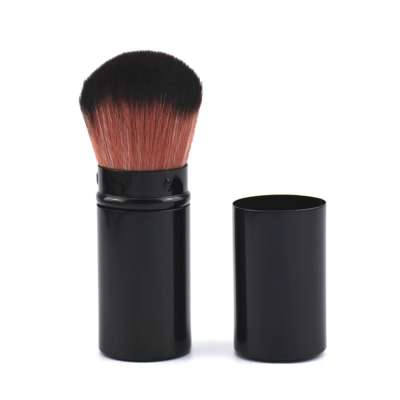 Professional Pro Retractable Aluminum Tube Facial Kabuki Makeup Brush Adjustable Blush Loose Powder Cosmetic Brush