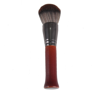 91049 Wholesale Single Wooden Handle Oversize 4cm Loose Powder Contour Blush Multi-function Luxury Makeup Brush